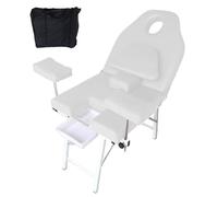 Sedia per visita ginecologica, lettino pieghevole portatile per visita medica, tavolo da parto per chirurgia ginecologica, sedia per allattamento privata medica (white)