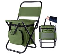 SEDIA PESCATORE PIC NIC CON BORSA TERMICA PIEGHEVOLE DA VIAGGIO CON MANIGLIA