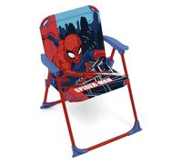 Sedia Pieghevole con Braccioli 38x32x53cm, per Bambini, Spiaggia, Campeggio, Leggera e Comoda, Sicura con Chiusura Stitch, Interno/Esterno, Modelli: Minnie, Frozen, Spider, Peppa, Patrulla Canina