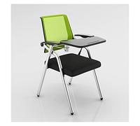 Sedia pieghevole con scrivania, supporto lombare e braccio per tablet per ufficio e studio