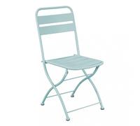 Sedia pieghevole da esterno con doghe in metallo industrial style York