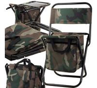 Sedia pieghevole da esterno - Verde / Marrone