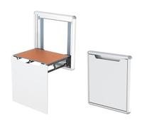 Sedia pieghevole da parete, panca invisibile in lega di alluminio, design pieghevole a 90°, ultra sottile, 4 cm, capacità di carico 200 kg, ideale per bagno e doccia