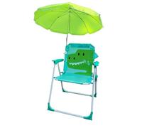 Sedia Pieghevole da Spiaggia per Bambini | Sedia con Ombrellone Integrato per Sabbia e Camping - Portatile per Esterni Viaggi e Sabbia con Ombrellino per Terrazzo Giardino Piscina e Picnic