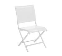 SEDIA PIEGHEVOLE ELEGANCE BIANCA ARREDO GIARDINO TAVOLI