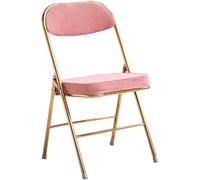 Sedia pieghevole ergonomica in velluto con struttura in acciaio, supporta fino a 150 kg, ideale per eventi e ufficio, soluzione comoda ed elegante