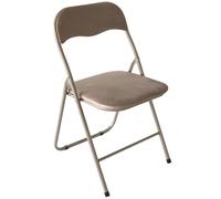 SEDIA PIEGHEVOLE IMBOTTITA IN VELLUTO SALVASPAZIO PORTATILE DA INTERNO CASA