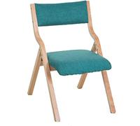 Sedia pieghevole in cotone e lino con schienale, design ergonomico, seduta imbottita, braccioli curvi, ideale per grandi camere da letto e sale da pranzo, comodi posti a sedere per interni