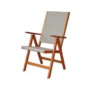 SEDIA PIEGHEVOLE RICHIUDIBILE LEGNO MERANTI 58x61xH103 CM GIARDINO POLTRONA