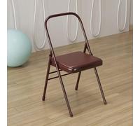 Sedia pieghevole in metallo, design portatile, struttura rinforzata senza schienale, perfetta per giardino e campeggio, leggera per esterni, resistente ed elegante