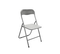 SEDIA PIEGHEVOLE METALLO POLO BIANCO 6 PZ