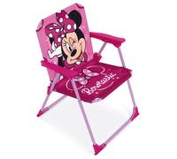 ARDITEX WD16121 - Sedia pieghevole con braccioli, 38 x 32 x 53 cm, Disney-Minnie