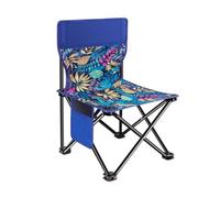 Sedia pieghevole per esterni, sedia da campeggio portatile - doppio tessuto Oxford, capacità di peso di 220 libbre, adatta per il campeggio, la camera da letto, il salotto e altri scenari(Blue,S)