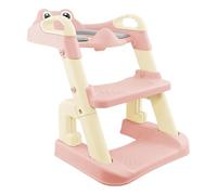 Sedia pieghevole per il bagno, per il bagno per bambini piccoli, sedia per il bagno con scaletta per l'allenamento delle rane - sedile per allenamento per il bagno con manici per bambini