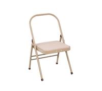 Sedia pieghevole per yoga, pilates, equilibrio, allenamento, doppio supporto trasversale, per scrivania da ufficio