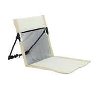 Sedia pieghevole portatile da esterno con supporto per la schiena: soluzione per sedersi sul pavimento per viaggi, campeggio, coda di riposo, relax nel cortile, design in tessuto traspirante, ma