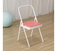 Sedia pieghevole portatile in metallo, design rinforzato, senza schienale, perfetta per campeggio e giardino, sedie leggere e resistenti all'aperto
