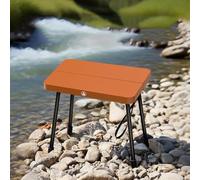 Sedia pieghevole portatile leggera in alluminio, sgabello per uso esterno, design compatto per riporre e viaggiare facilmente, adatta per campeggio, giardinaggio, pesca, escursionismo, barbecue e