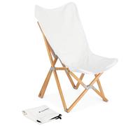 Sedia Pieghevole Portatile Legno Tela - Sedie Pieghevoli Campeggio Leggere - Sdr
