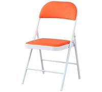 Sedia pieghevole portatile, nessun montaggio richiesto, design salvaspazio, perfetta per eventi interni ed esterni, feste, ufficio, sedia da giardino nera