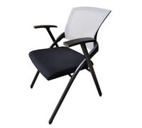 Sedia pieghevole portatile per allenamento con tavoletta da scrittura, sedia da conferenza, per riunioni e lezioni (grigio, 56 x 55 x 85 cm), soluzione di seduta leggera e versatile