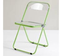 Sedia pieghevole portatile per il trucco, comoda sedia rossa per negozi di abbigliamento, uso esterno/interno, ideale per il tempo libero e la scrivania del computer, salvaspazio e comoda