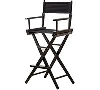Sedia pieghevole portatile per truccatore, sedia da regista in alluminio leggero con poggiatesta e poggiapiedi, per campeggio, eventi all'aperto, produzione cinematografica e applicazione di trucco