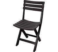 Sedia Pieghevole Robusta in Plastica, Sedia da Giardino Colorata, da Bistro e Balcone, da Campeggio
