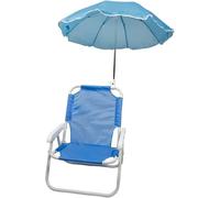 Sedia Pieghevole Spiaggina con Ombrello