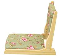 Sedia pieghevole Tatami da pavimento con schienale, divano portatile in legno senza gambe per meditazione, finestra a golfo, soggiorno e balcone comfort