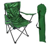 Sedia Pieghevole Verde Sedia da Campeggio Pesca, Bevanda Titolare