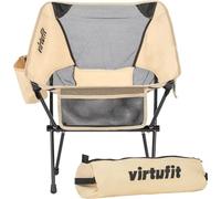 Sedia pieghevole VirtuFit Stoel Compact Beige 56x43x68 cm