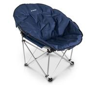 Sedia pieghevole XXL Moon Chair imbottita - borsa campeggio escursioni - Blu