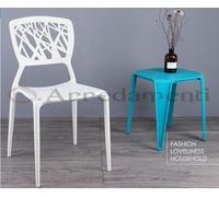 SEDIA POLIPROPILENE DESIGN INTERNO ESTERNO RISTORANTE EVENTI PUB BAR IMPILABILE