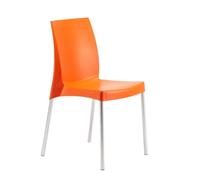 SEDIA BOULEVARD GRAND SOLEIL IMPILABILE OPACA GAMBE IN ALLUMINIO