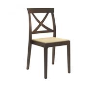 Sedia polipropilene impilabile per interno ed esterno ARTEMIDE marrone Set da 2