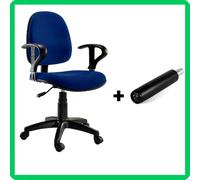 Sedia poltrona da per ufficio con ruote girevole braccioli tessuto pistone MC04B