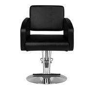 Sedia Poltrona da Taglio Capelli HS40 per Salone Parrucchiere Barbiere Nero