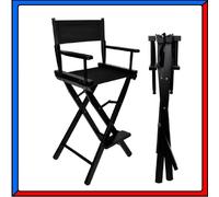 Sedia Poltrona da Trucco Sgabello Pieghevole per Make-up Regista Professionale