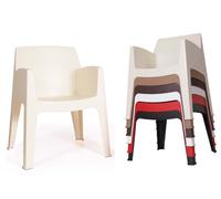 SEDIA POLTRONA DIMAPLAST STONE 65x50x82,5h colore nero