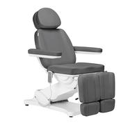 Sedia Poltrona Elettrica CLASSIC 2 motori per Centro Estetico Pedicure Grigio