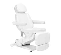 Sedia Poltrona Elettrica CLASSIC 3 motori per Centro Estetico Pedicure Bianco