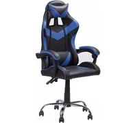 SEDIA POLTRONA GAMING NERO BLU ELEVATA RESISTENZA PS4 , PS5