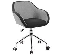 Sedia Poltrona Operativa da Ufficio in Tessuto Tosini Columbus Grigia