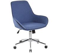 Sedia Poltrona Operativa da Ufficio in Tessuto Tosini Santa Fe Blu