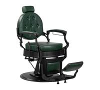 Sedia Poltrona Professionale PRESIDENT per Salone Parrucchiere Barbiere Verde
