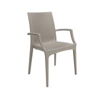 Sedia Poltrona Rattan Bistrot Grand Soleil arredo giardino bar esterno interno