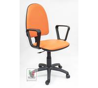 Sedia poltrona ufficio casa girevole ecopelle scrivania operativa made in italy