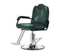 Sedia professionale da barbiere reclinabile con pompa idraulica resistente per salone e spa, supporta fino a 181,4 kg, design ergonomico per il massimo comfort