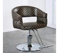 Sedia professionale da salone per parrucchieri, pompa idraulica resistente, altezza regolabile a 360 gradi, colore C
